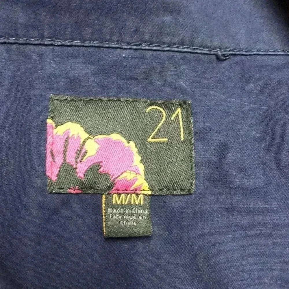 Rue 21 Navy Crop Jacket, Size med - Picture 2 of 7